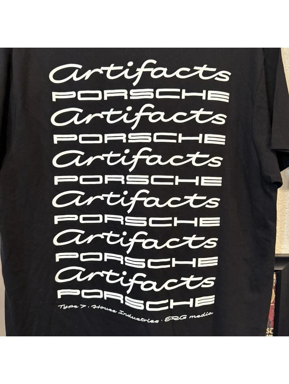 House Industries RARE Artifacts Porsche Archive New York Book Release Tee Large